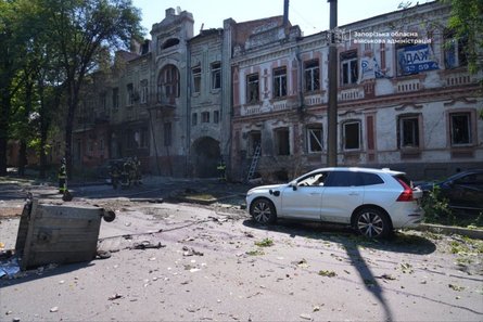 Удар ВС РФ по Запорожью управляемыми авиабомбами