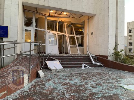 Ночной удар РФ, 3 ноября, ПВО, Киевская ОГА, двери, Киев, КГГА