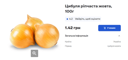 цибуля, ціни на цибулю