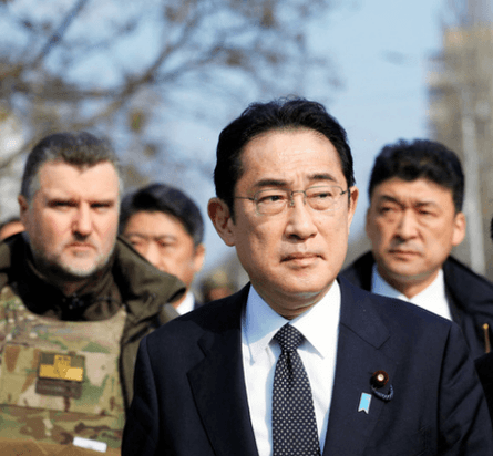 Фумио Кисида, япония, украина, киев, премьер министр, буча, правительство, g7