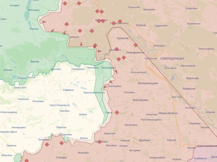 карта боїв в Україні