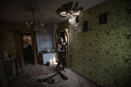 Бахмут, обстріли, руйнування