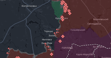 Карта боевых действий