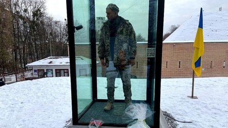 Александр Мациевский, памятник, скульптура, Киев, герой Украины