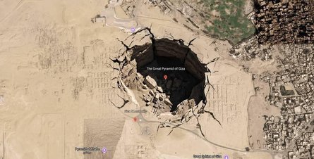 Через ШІ люди генерували на супутникових знімках у Google Earth фейкові вибухи та теракти.