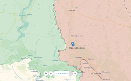 Потери ВС РФ, вездеход Пластун-СН, удар ВСУ, 24 июня, карта