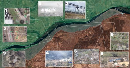 Морская пехота ВСУ начала операцию по высадке на левый берег Днепра 14 октября. Карта DeepState