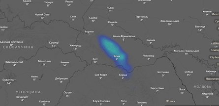 Погода в Украине, снег, Карпаты, Windy, 30 сентября