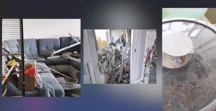 Наслідки російського удару по квартирі Тараса Тополі