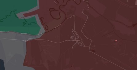 Карта бойових дій поблизу Білогородки