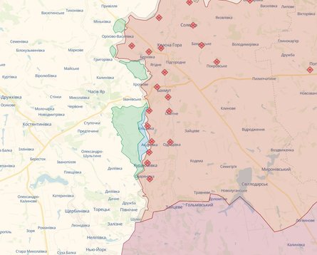 карта боїв в Україні