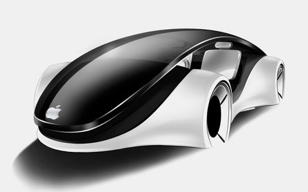 рисунок, эскиз, как может выглядеть Apple Car