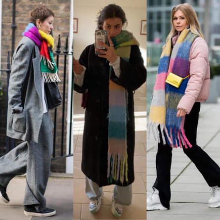 с чем носить шарф