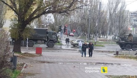 Военная техника РФ, Мариуполь, оккупанты, военная техника РФ