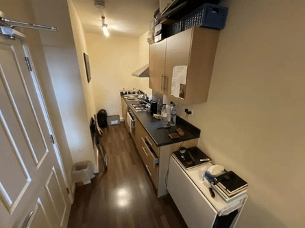 Кухня квартиры-студии