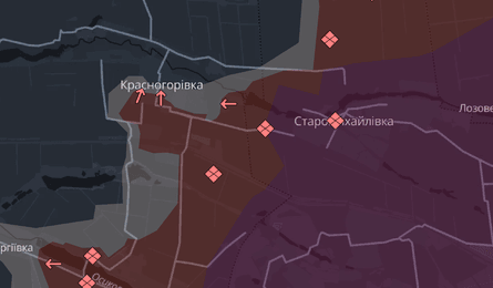 Карта боевых действий