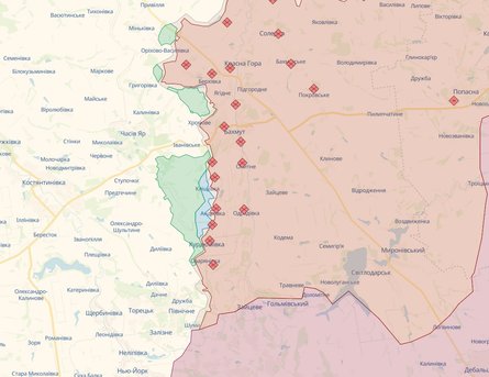 карта боїв в Україні