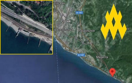 Удар по РФ, резиденция Путина, дача Путина, карта, Панцирь-С1