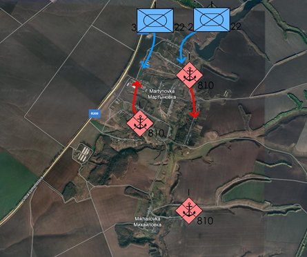 Прорыв в Курской области, Суджа, карта, фронт, 12 августа, бой Мартыновка