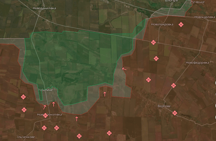 Вербове, Запорізька область, Запорізький напрямок, ЗС РФ, російські окупанти, просування, наступ, ЗСУ, Сили оборони