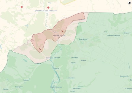 карта волчанска