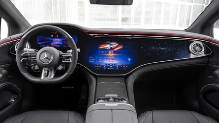 Mercedes-AMG EQS 53 4MATIC+, электромобиль, электрический спорткар, спортивный автомобиль, Mercedes-Benz, AMG, салон, интерерьер AMG