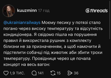 Публікація у Threads
