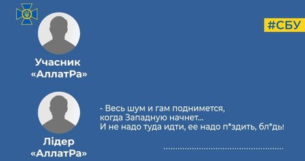 СБУ, Аллатра, благотворче суспільство, секта