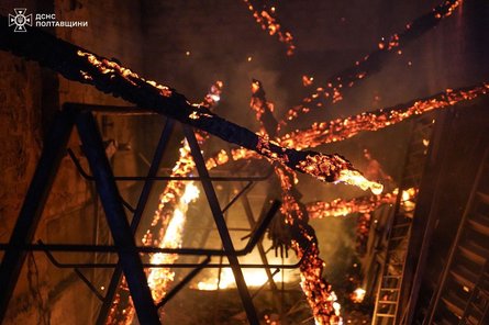 Последствия ночной атаки на Полтавщине