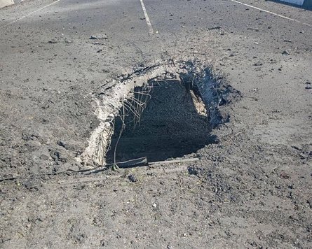 Удар БпЛА по Чангарському мосту