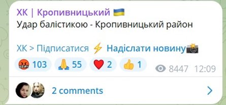 Публикация Telegram