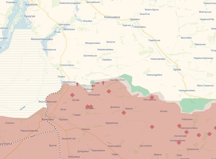 Карта бойових дій Червень 2025 року
