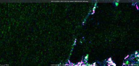 Боевые дельфины, спутниковые снимки