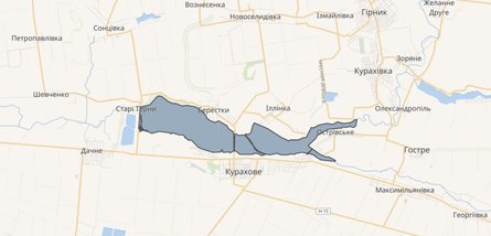 Кураховская дамба, подрыв дамбы, Кураховское водохранилище