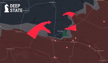 Бои на востоке, DeepState, ситуация, Угледар, 22 сентября, карта ударов, атаки РФ