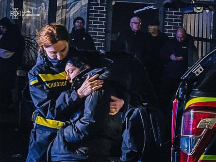 ночная атака, удар по Киевской области, падение обломков, последствия атаки, пожар в доме, Фастовщина