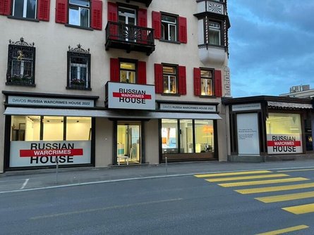 Давос-2022 ВЭФ санкции Русский дом Пинчук выставка война вторжение