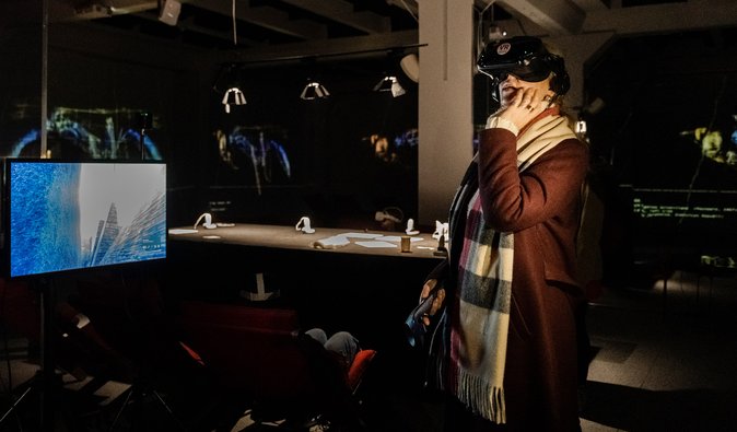 Украинский космос.  Первая украинская биеннале цифрового и медиаискусства "30 лет Свободы"