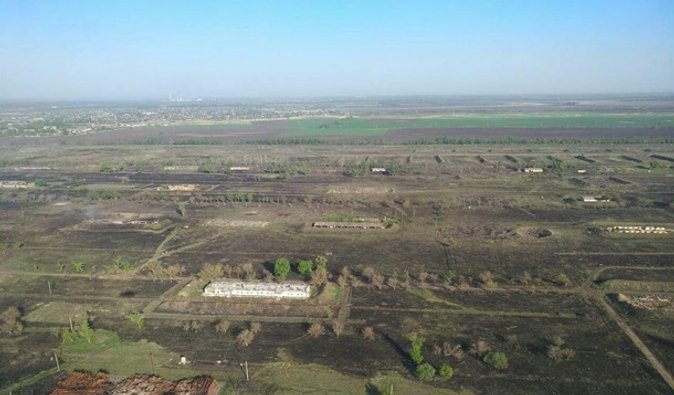 Пожар в Балаклее окончательно потушили