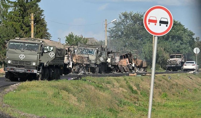 6 танків та квадроцикли: "азовці" знищили механізовану колону ЗС РФ, що штурмувала Добропілля (відео)