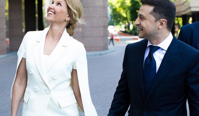 Олена Зеленська продемонструвала на День Незалежності костюм українського бренду (відео)