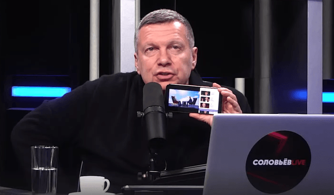 Пропагандист Соловьев поблагодарил Гордона и Богдана за помощь в разрушении Украины (видео)