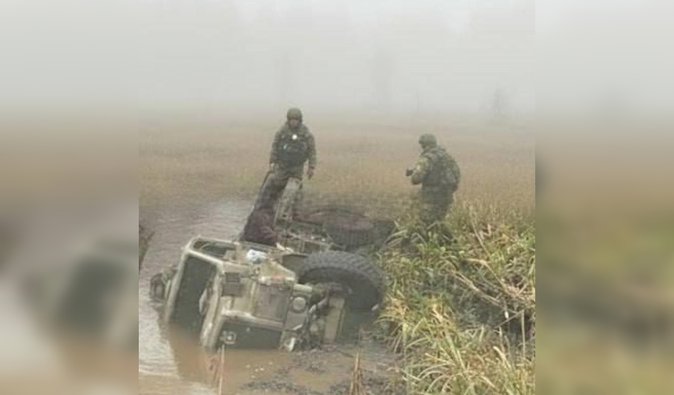 Хвиля бєлгородської дамби розмила логістику і топить техніку ЗС РФ (відео)