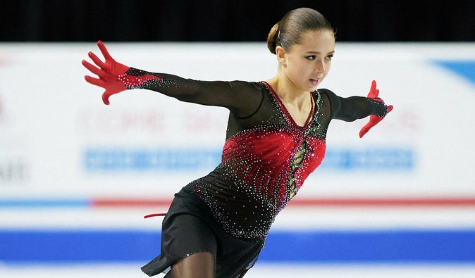 Камила Валиева провела первую тренировку после Пекина (видео)