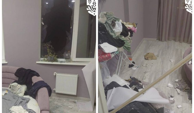 Россияне атаковали дронами Одессу: один из беспилотников влетел в квартиру (фото, видео)