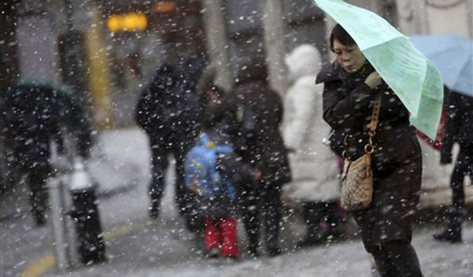 Режим ЧП из-за снегопада ввели пять американских штатов