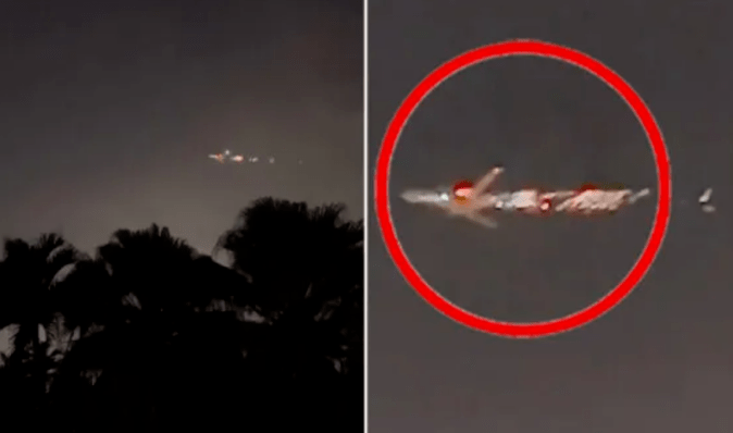 Літак загорівся за кілька хвилин після зльоту: цей моторошний момент потрапив на відео