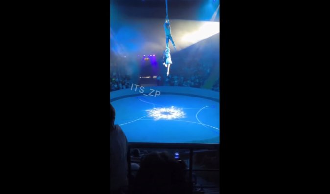 У запорізькому цирку акробати під час виступу зірвалися з висоти, — соцмережі (відео)