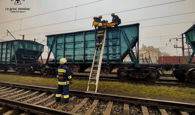 Смерть ради фото: в Киевской области подростки залезли на крышу поезда, их ударило током (фото)