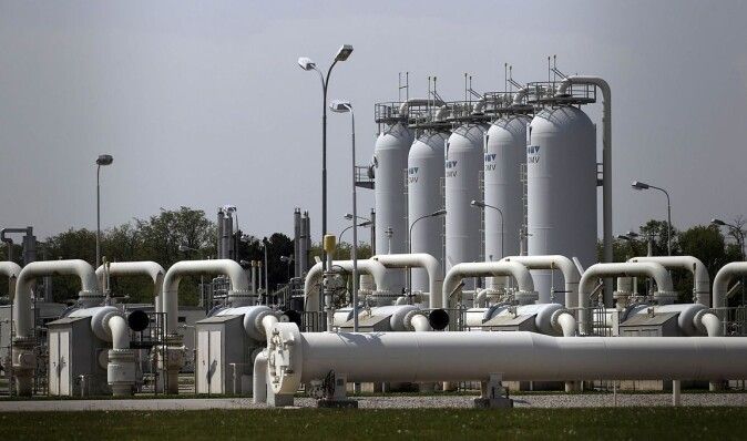 Поставки российского газа через газовый хаб в Австрии полностью восставлены
